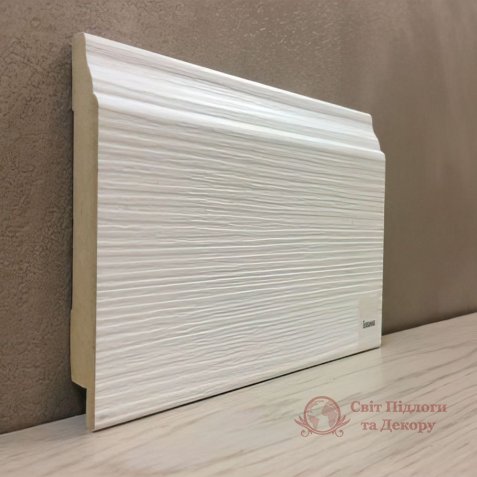 Плинтус мдф белый Super Profil СП 1695 95x16 фото №2