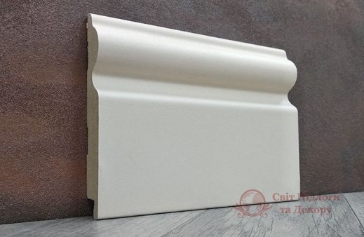 Плінтус мдф Super Profil СП16110, Кремовий бежевий 110x16 фото №1