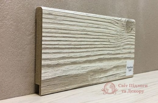 Плинтус мдф Super Profil СП1280, Монблан грей пепельный 79x12 фото №1 Плинтус мдф Super Profil СП1280, Монблан грей пепельный 79x12 фото №1