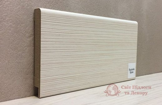 Плінтус мдф Super Profil СП1280, Вудлайн Крем бежевий 79x12 фото №1