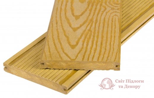 Терасна дошка Polymer Wood, кол. Massive профіль Дуб фото №1