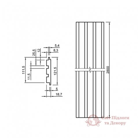 Стінова панель AGT PR0 3771 Унідекор Чорний шовк 723 фото №3