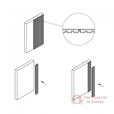 Стеновая панель AGT PR0 3771 Унидекор Темно-серый шелк 726 фото №4