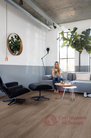 Вінілова плитка Quick-Step Pulse Glue Plus, Дуб виноградник коричневий PUGP40078 фото №2