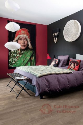 Вінілова плитка Quick-Step Pulse Click, Дуб піщана буря коричневий PUCL40086 фото №2