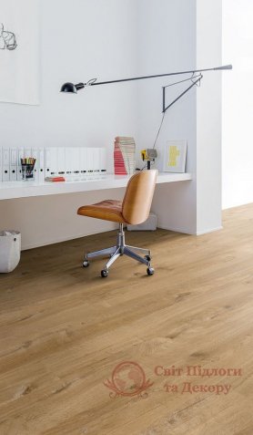 Вінілова плитка Quick-Step Pulse Glue Plus, Дуб бавовна натуральна PUGP40104 фото №2