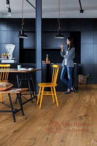 Вінілова плитка Quick-Step Pulse Glue Plus, Дуб бавовна натуральна PUGP40104 фото №3