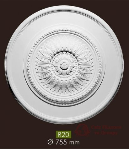 Потолочная розетка Nmc, колл. Arstyl арт. R20 фото №2