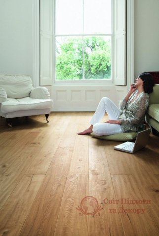 Паркетна дошка Wicanders, кол. Victoria, Дуб Sand CDD 1-но пол. фото №2