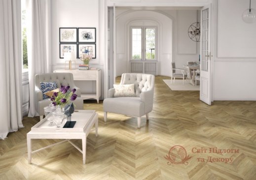 Ламінат Faus, кол. Masterpieces, Дуб Natural Chevron фото №2