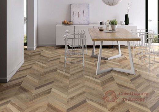 Ламінат Faus, кол. Masterpieces, Дуб Cream Chevron фото №3