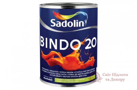 Краска матовая Sadolin BINDO 20 (2,5 л) фото №1