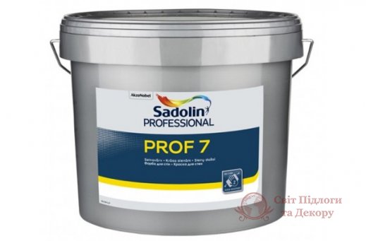 Краска матовая латексная Sadolin PROF 7 (10 л) фото №1