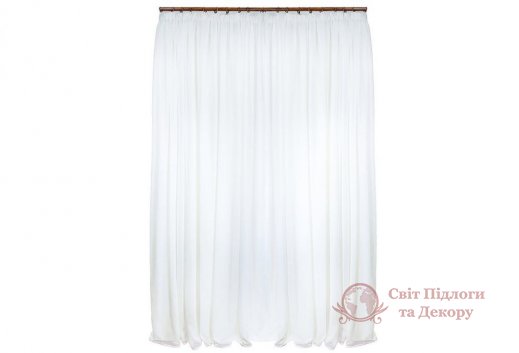 Штора Прованс Батист белая Allure 250х300 см (000048) фото №1