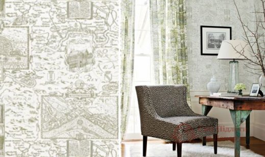 Обои Thibaut, колл. 125th Anniversary арт. T6008 фото №1