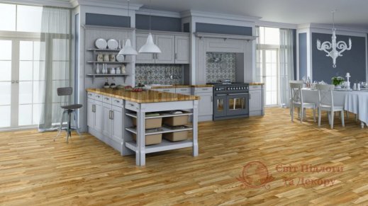 Паркетна дошка Tarkett, кол. Salsa, Дуб Рустик 3-х пол. фото №2