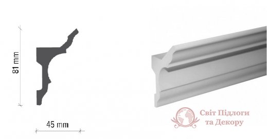 Карниз Tesori арт. KF 717 фото №1