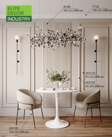 Панель декоративна Art Decor W 368 фото №4