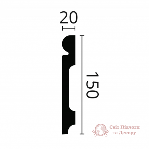 Плинтус напольный Nmc, колл. Wallstyl арт. FL4 фото №2