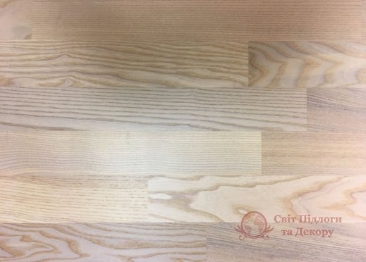 Паркетная доска WoodPecker, Ясень White 3-х пол. фото №1