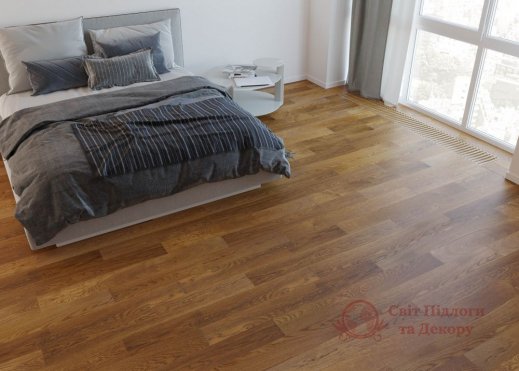 Паркетная доска Rezult, Дуб Янгра 1-но пол. фото №3