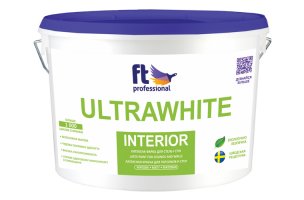 Краска глубокоматовая Ft professional ULTRAWHITE INTERIOR (10 л)