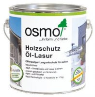 Защитное масло-лазурь для древесины с эффектом серебра Osmo Holzschult Ol-Lasur (2,5 л)