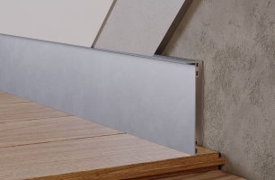 Алюминиевый плинтус скрытого монтажа Kluchuk 90x15