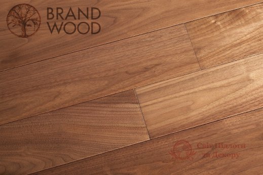 Экзотический паркет Brand Wood, Американский орех лак - 110 мм фото №1
