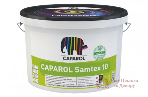 Краска интерьерная латексная Caparol Samtex 10 E.L.F. B1 (10 л) фото №1