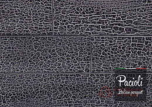 Массивная доска Pacioli, Дуб Craquelure-nero 502 фото №1