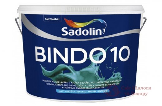 Краска матовая Sadolin BINDO 10 (10 л) фото №1
