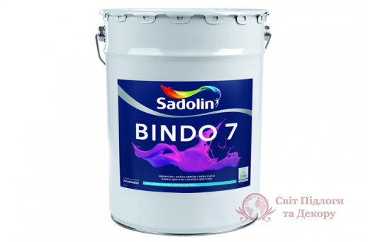 Краска моющаяся Sadolin BINDO 7 PROF (20 л) фото №1