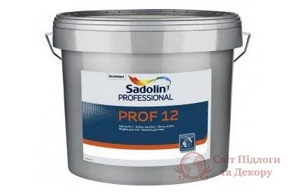 Краска полуматовая латексная Sadolin PROF 12 (2,5 л) фото №1